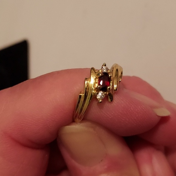 Ruby & Diamond 925 Ring - Picture 3 of 8